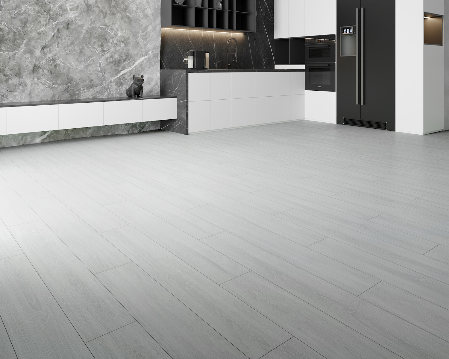 Кварцвиниловый SPC ламинат Art East Artek Дуб Черноморский 192-ART 1200×182×4,5 фото в интерьере