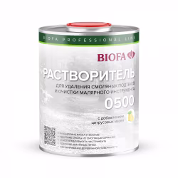 Растворитель для очистки инструмента и смоляных подтеков Biofa 0500 0,5 л