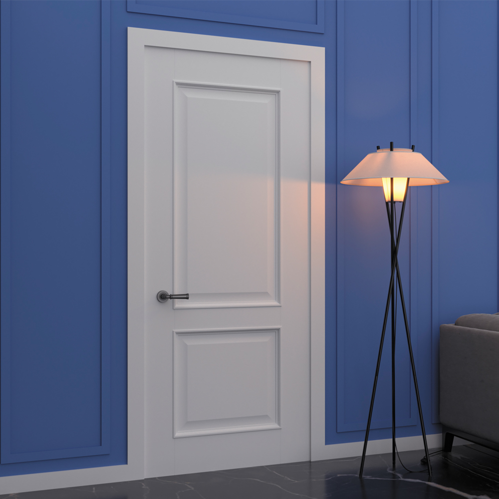 Молдинг из полистирола Decomaster White Line D307-115 2900×70×7 фото в интерьере