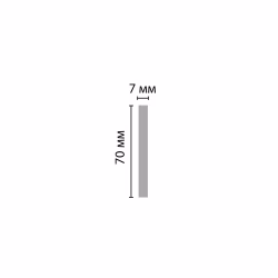 Молдинг из полистирола Decomaster White Line D307-115 2900×70×7