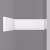 Молдинг из полистирола Decomaster White Line D307-115 2900×70×7
