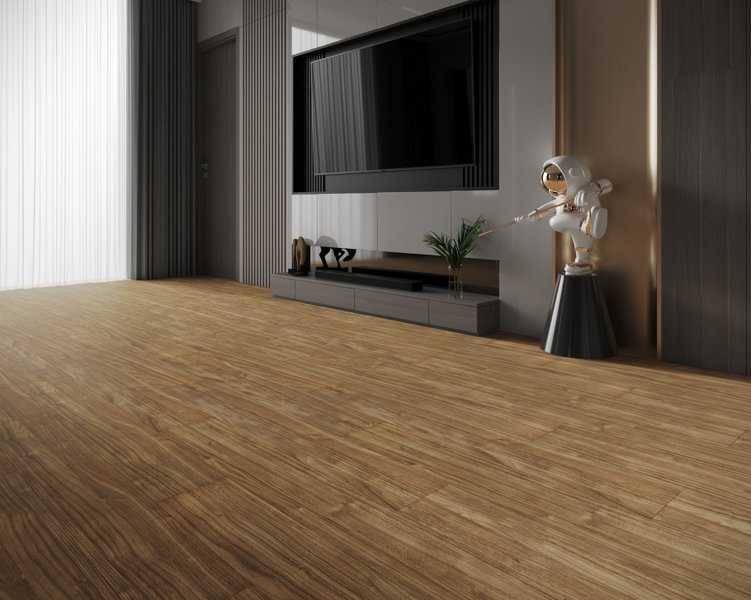 Кварцвиниловый SPC ламинат Art East Art Stone Armor Бук Мистраль ARM 83 1220×196×9 фото в интерьере