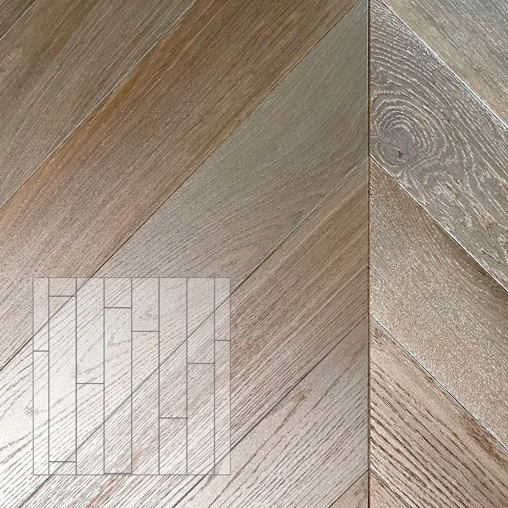 Инженерная доска Eparket Дуб Silver рустик лак 600-1500×130×15