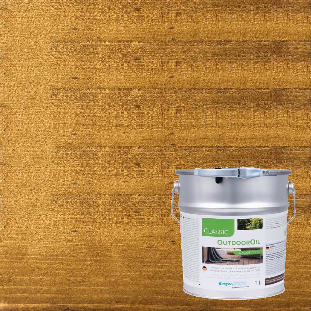 Масло для дерева Berger-Seidle OutdoorOil цвет Rosewood / Palisander полуматовое 3 л