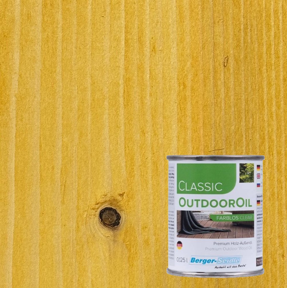 Масло для дерева Berger-Seidle OutdoorOil цвет Pine / Kiefer полуматовое 0,125 л Масло для дерева Berger-Seidle OutdoorOil цвет Pine / Kiefer полуматовое 0,125 л