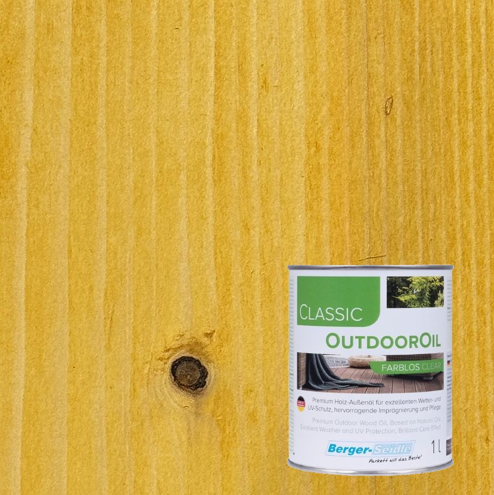 Масло для дерева Berger-Seidle OutdoorOil цвет Pine / Kiefer полуматовое 1 л Масло для дерева Berger-Seidle OutdoorOil цвет Pine / Kiefer полуматовое 1 л