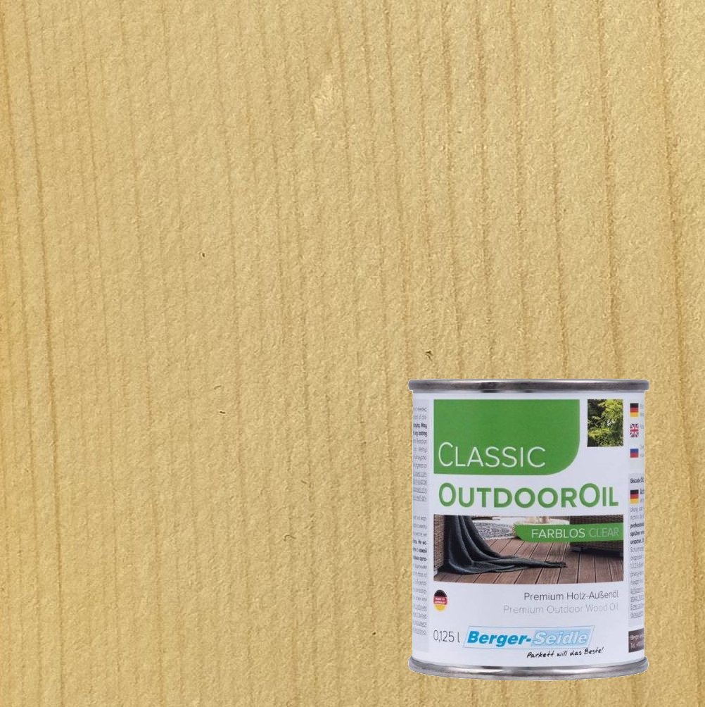 Масло для дерева Berger-Seidle OutdoorOil Бесцветное полуматовое 0,125 л