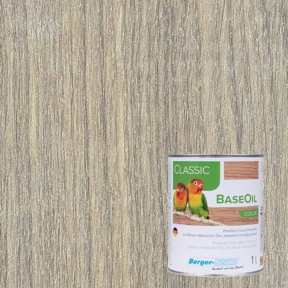 Масло для пола Berger-Seidle BaseOil Color цвет Pure White / Reinweiss полуматовое 1 л