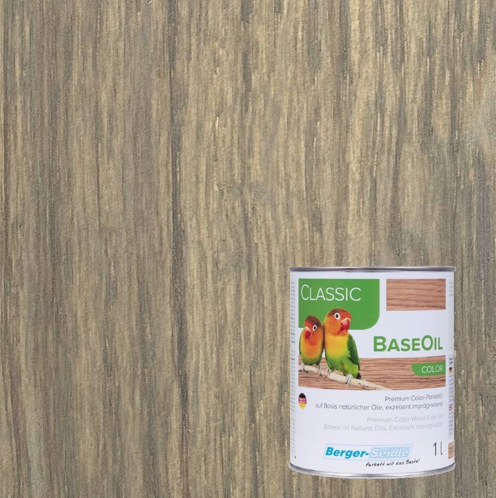 Масло для пола Berger-Seidle BaseOil Color цвет Alaska Treibholz / Alaska Driftwood полуматовое 1 л