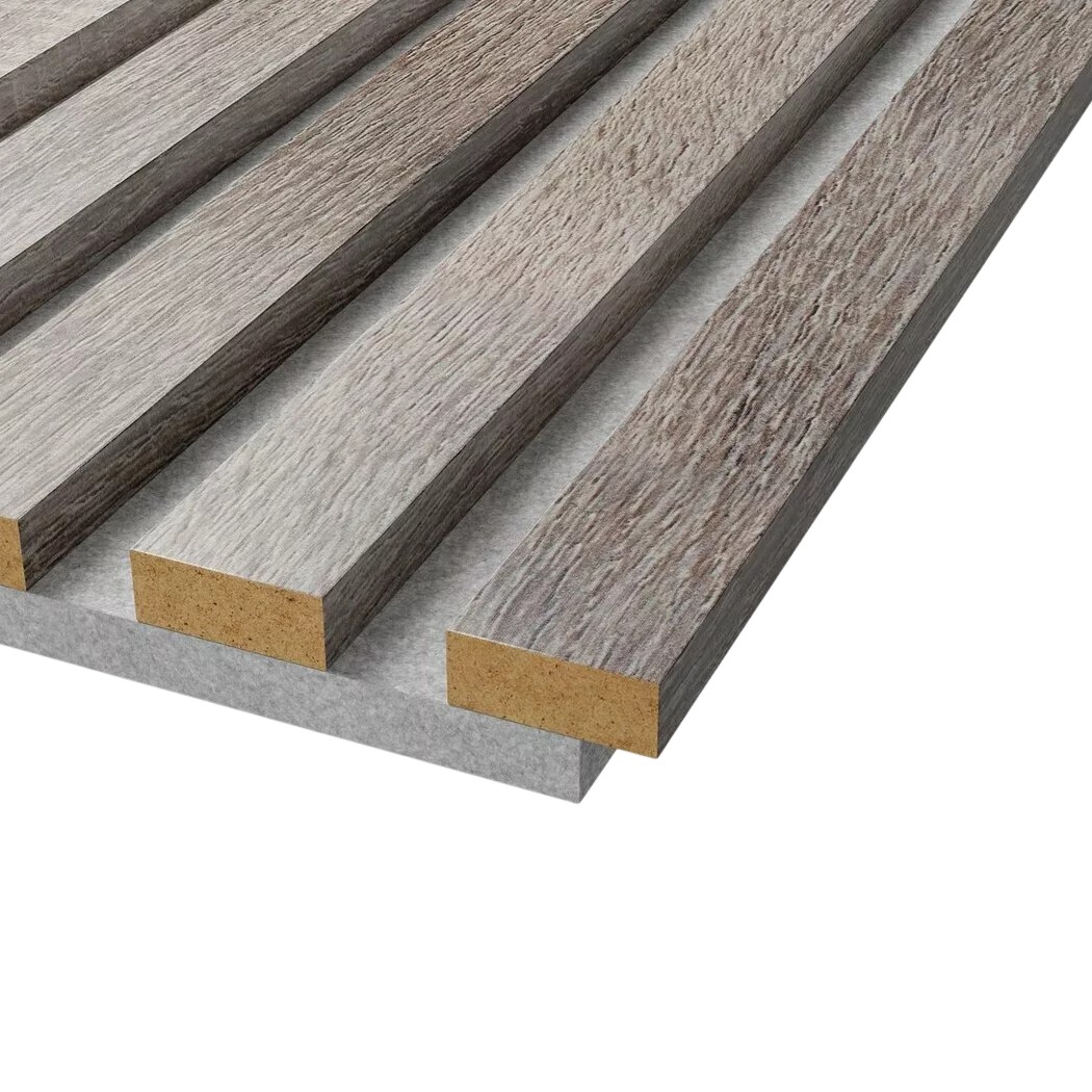 Стеновая панель акустическая Cosca Decor Сканди Дуб Дымчатый серый войлок 2750×600×19