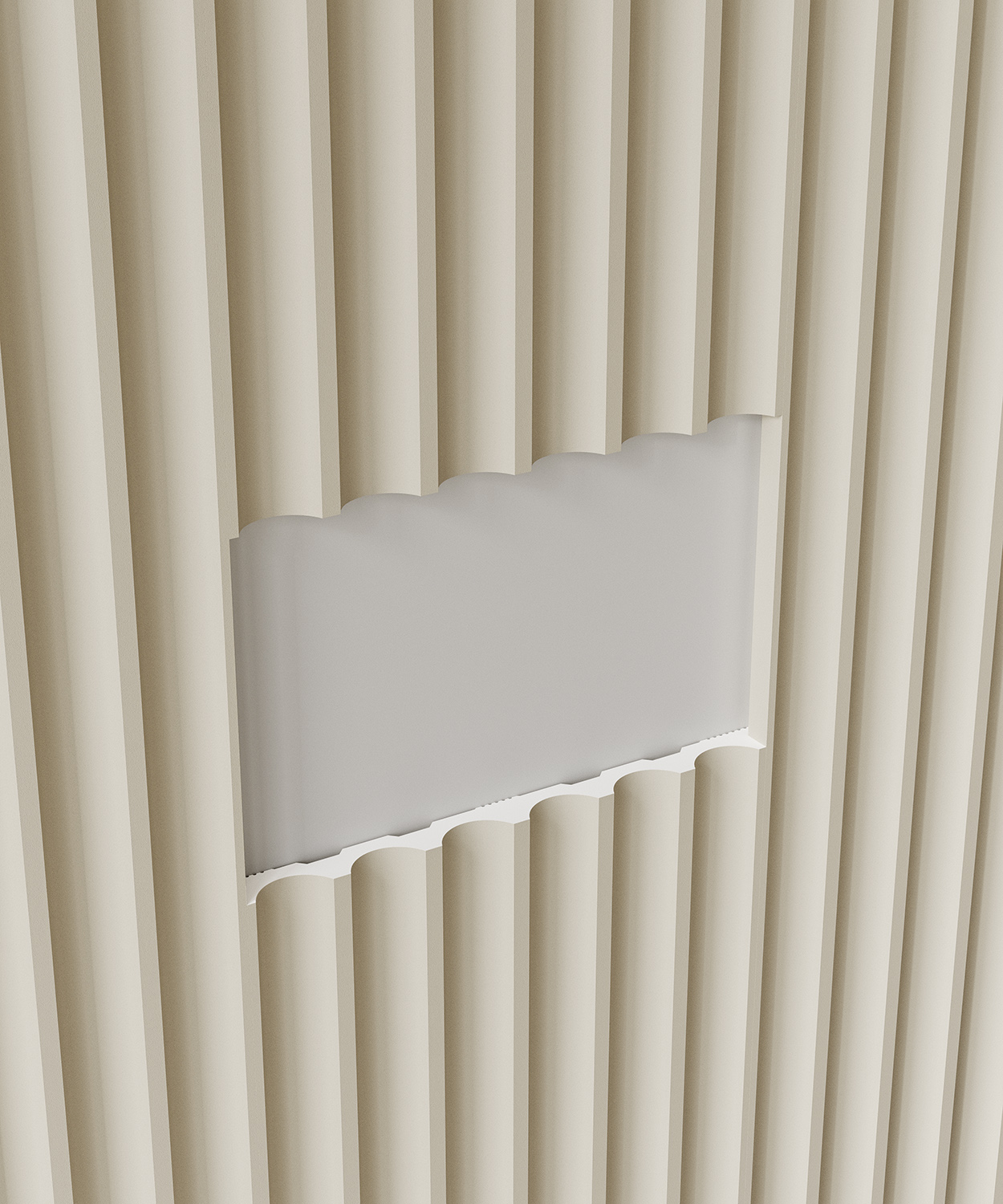 Стеновая панель под покраску Cosca Decor RP004 2800×156×12