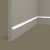 Финишный молдинг Cosca Decor ZL006 левый 2800×12×12