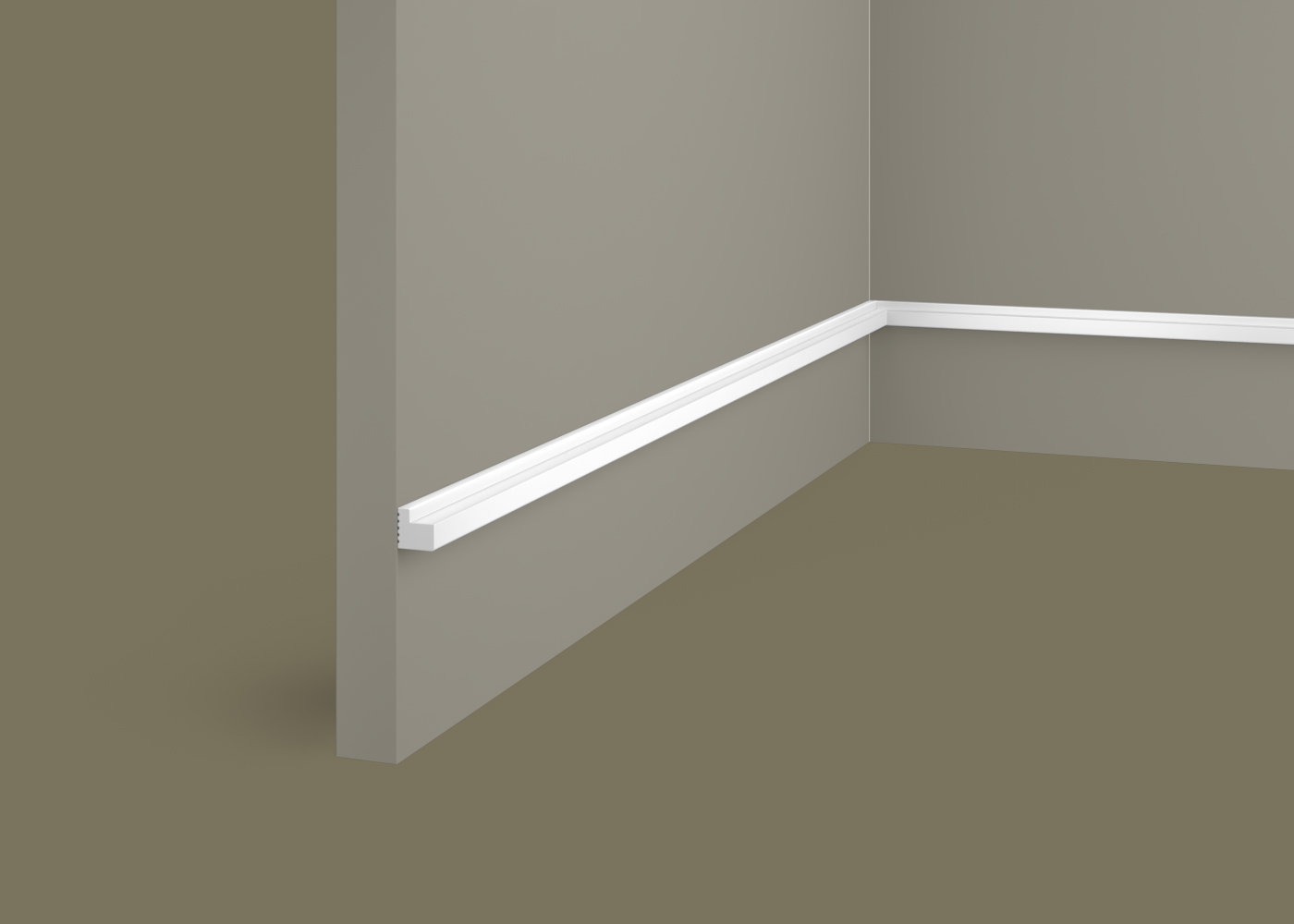 Финишный молдинг Cosca Decor ZL006 левый 2800×12×12