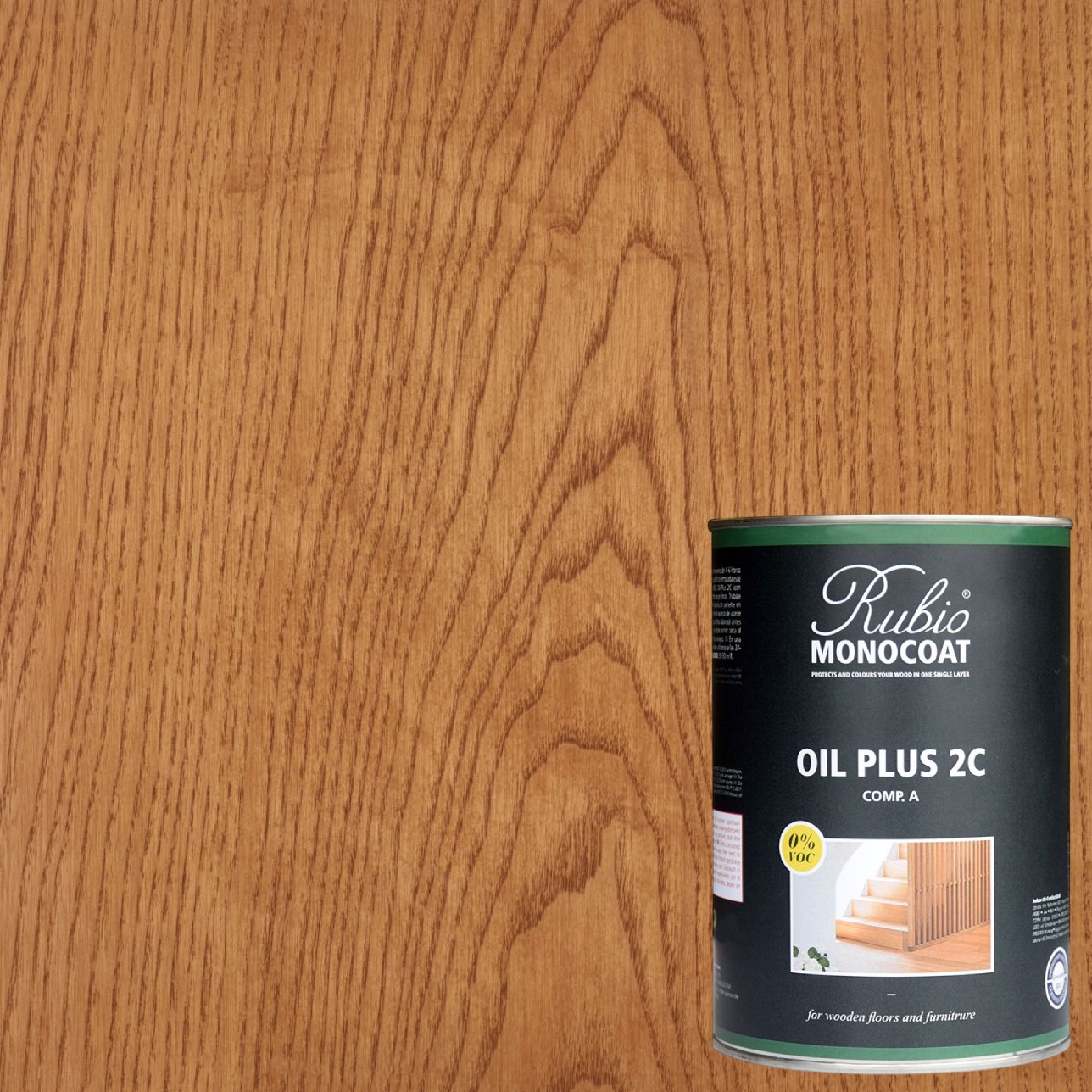 Масло для дерева Rubio Monocoat Oil Plus 2C цвет Almond матовое 0,02 л