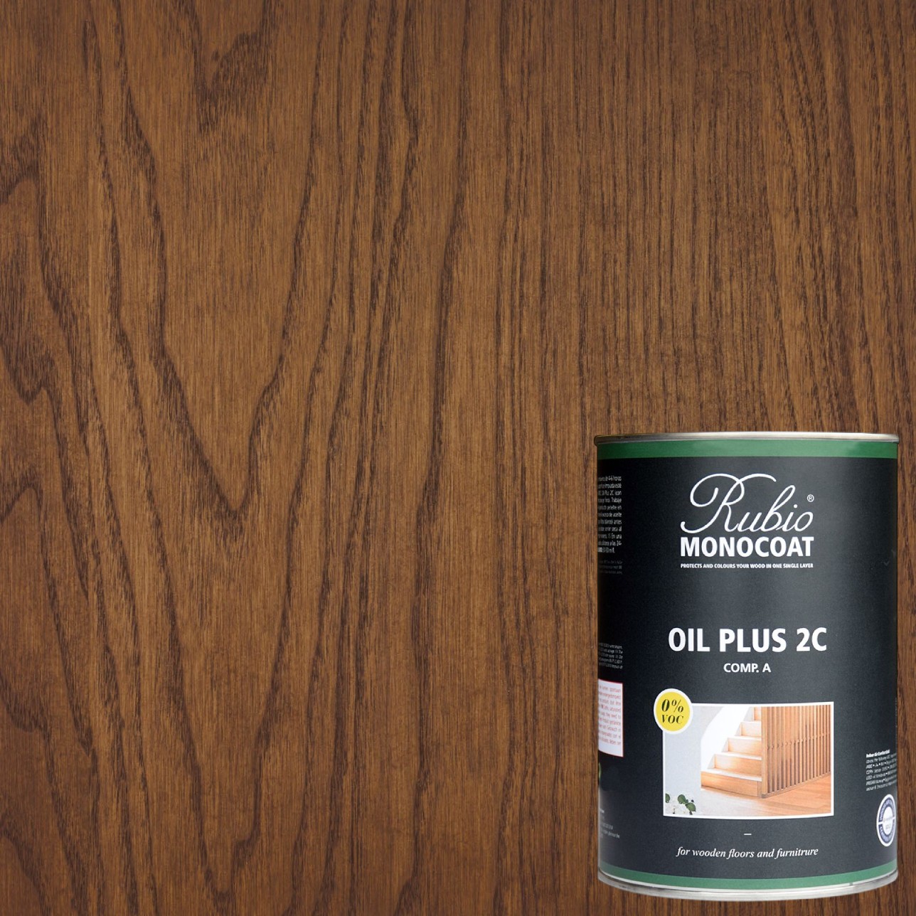 Масло для дерева Rubio Monocoat Oil Plus 2C цвет Cocoa матовое 0,02 л