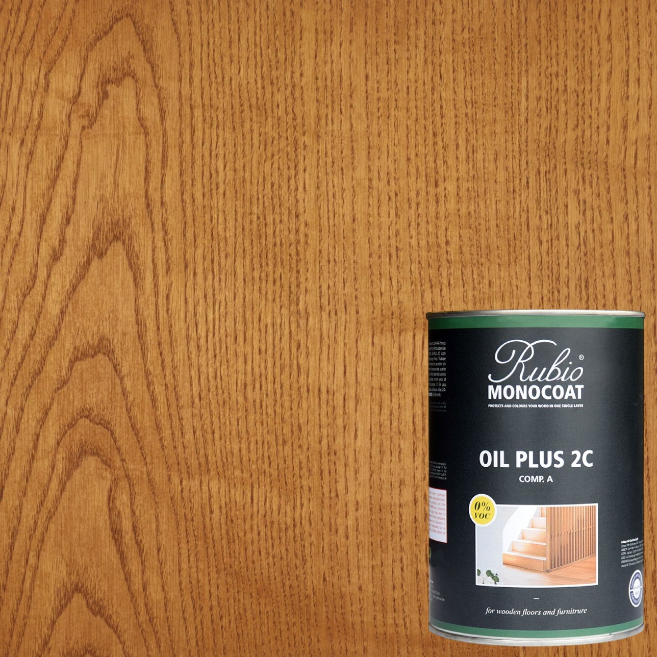 Масло для дерева Rubio Monocoat Oil Plus 2C цвет Golden Hour матовое 0,02 л Масло для дерева Rubio Monocoat Oil Plus 2C цвет Golden Hour матовое 0,02 л