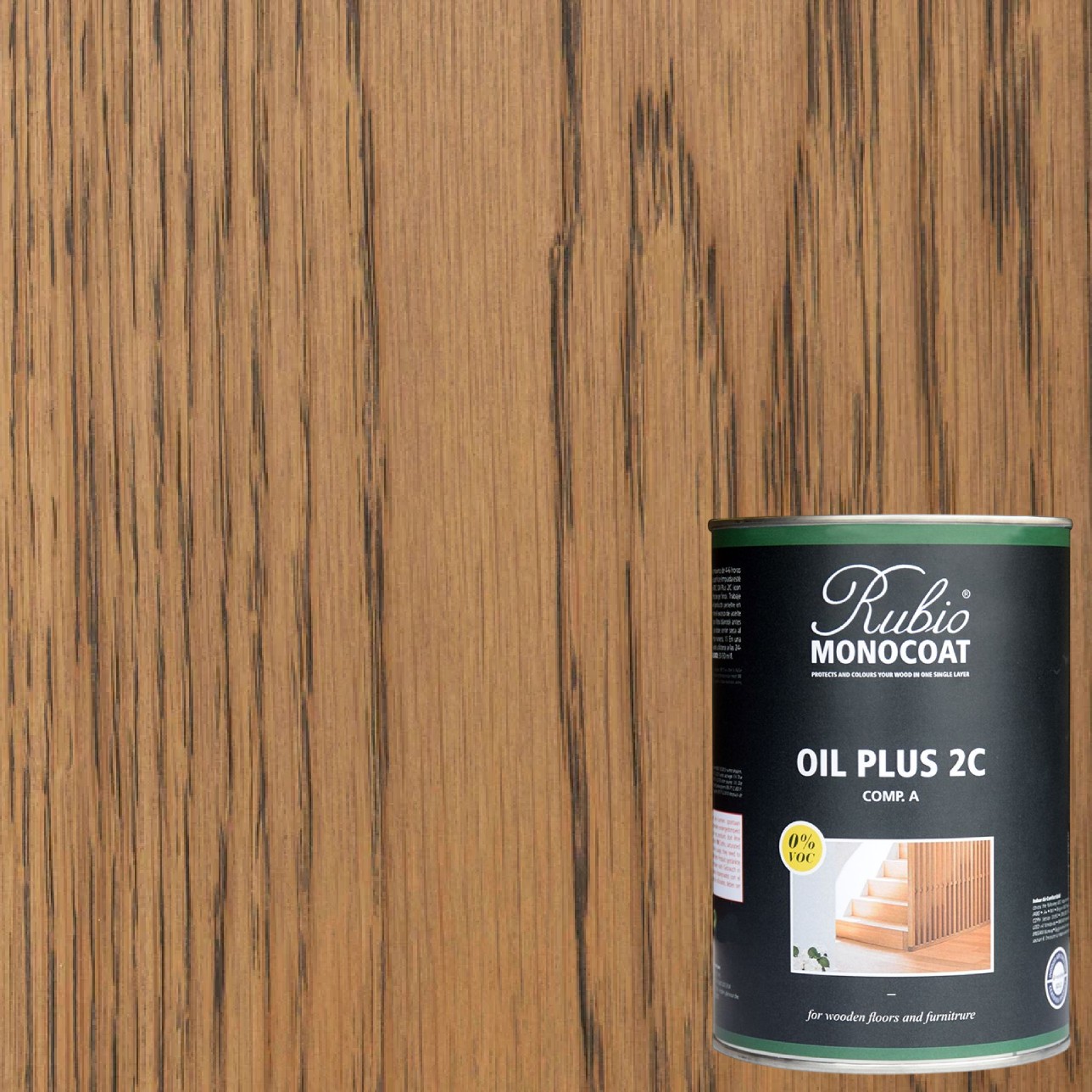 Масло для дерева Rubio Monocoat Oil Plus 2C цвет Shell Grey матовое 0,02 л