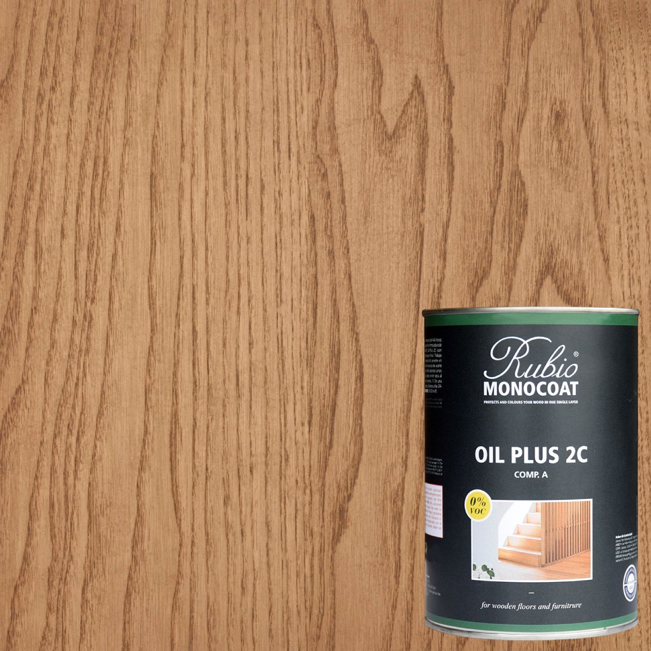 Масло для дерева Rubio Monocoat Oil Plus 2C цвет Vienna матовое 0,02 л