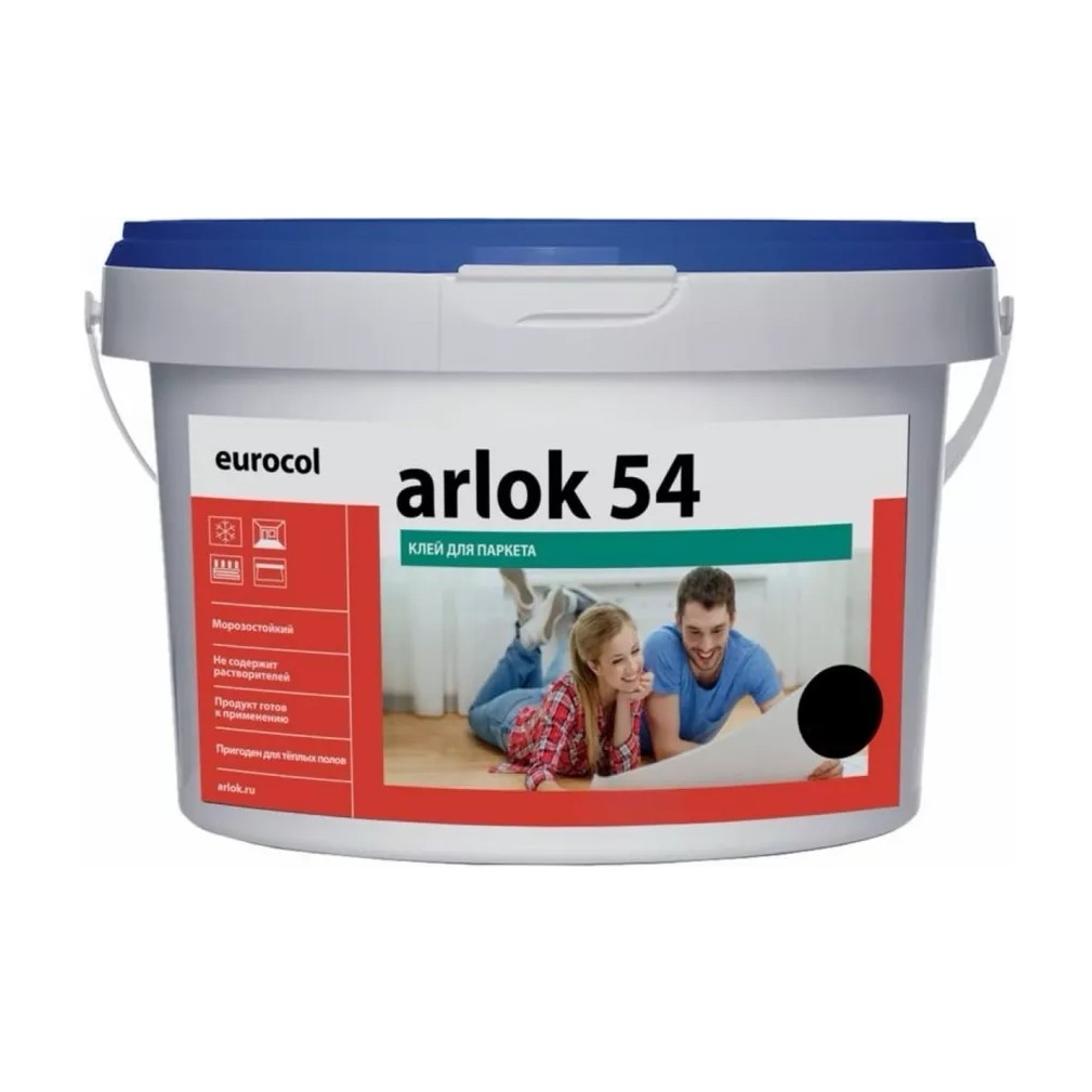 Клей для паркета Arlok 54 водно-дисперсионный 5 кг