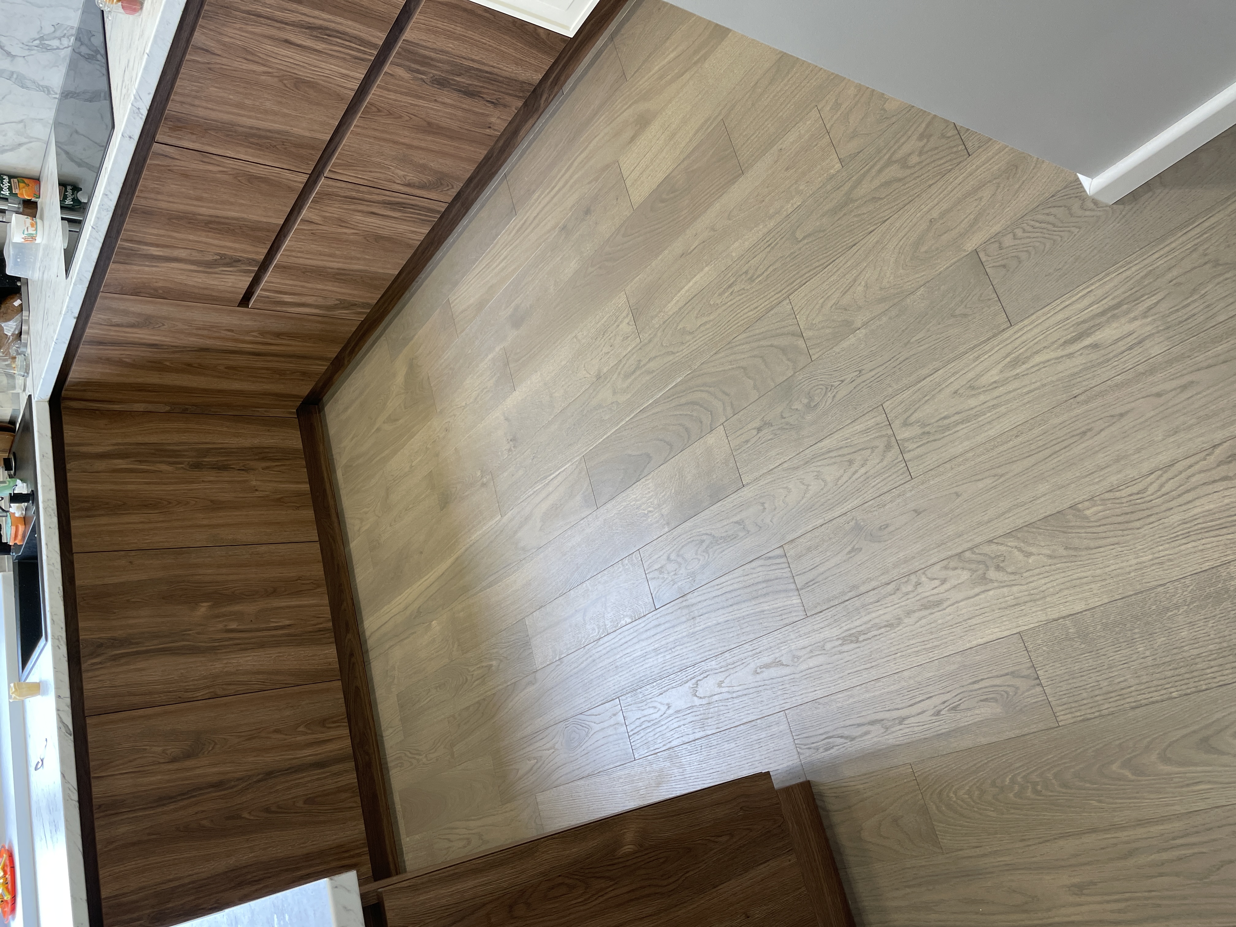 Инженерная доска Gran Parte Дуб Мокка Mocca 004 натур 500−1400×155×15 фото в интерьере