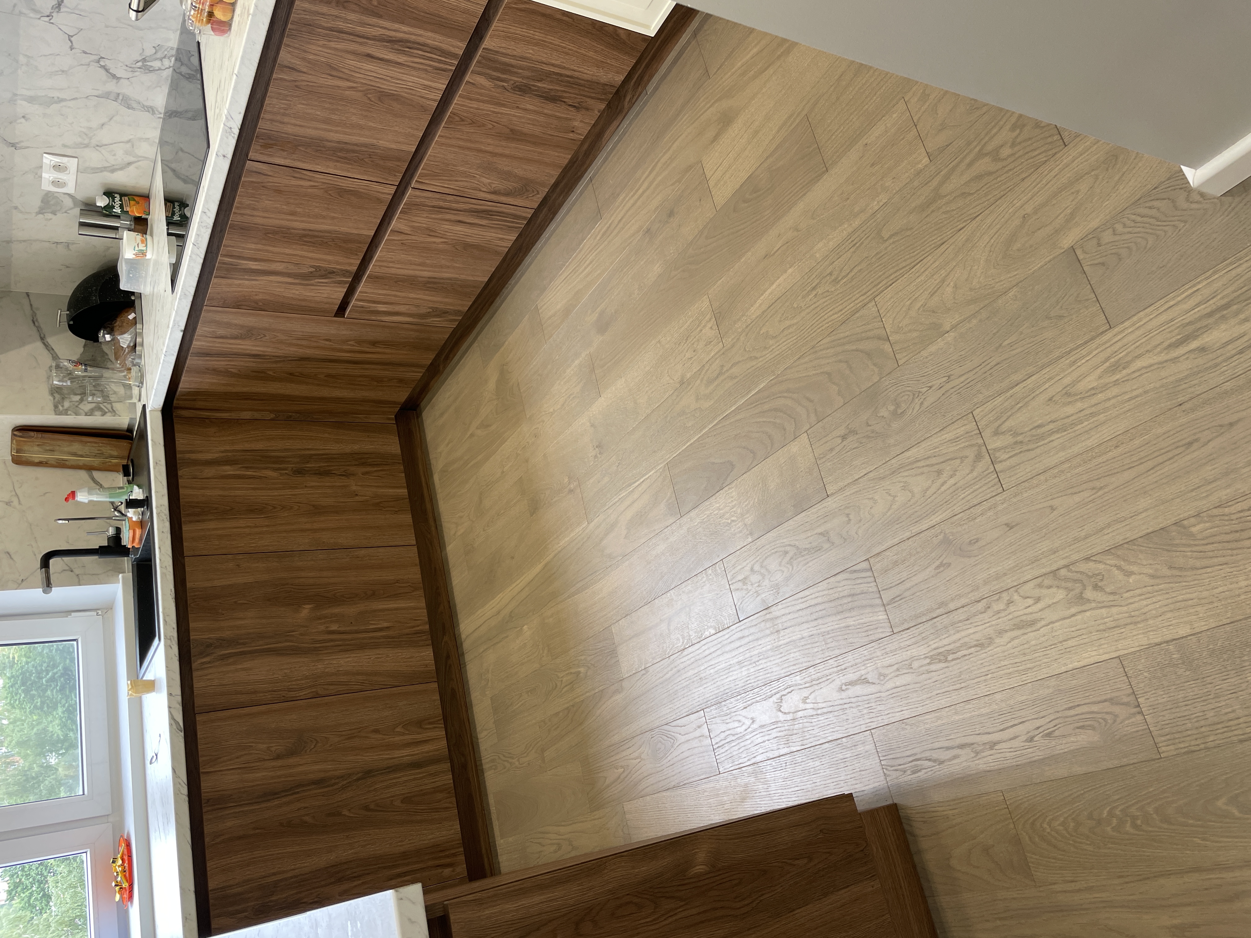 Инженерная доска Gran Parte Дуб Мокка Mocca 004 натур 500−1400×155×15 фото в интерьере