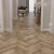 Кварцвиниловая плитка Alpine Floor клеевая Parquet LVT Дуб Целата ЕCО 16-35 венгерская елка 590×118×2,5 фото в интерьере