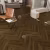 Кварцвиниловая плитка Alpine Floor клеевая Parquet LVT Дуб Далим ЕCО 16-33 венгерская елка 590×118×2,5 фото в интерьере