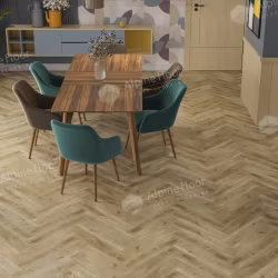 Кварцвиниловая плитка Alpine Floor клеевая Parquet LVT Дуб Кастор ЕCО 16-34 венгерская елка 590×118×2,5