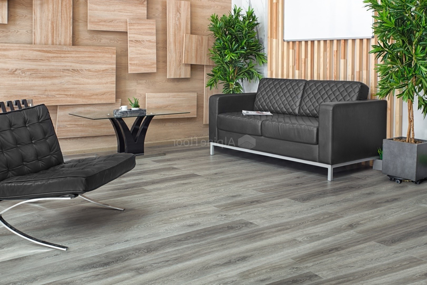 Кварцвиниловая плитка Alpine Floor клеевая Grand Sequoia LVT Негара ECO 11-1702 1219,2×184,15×2,5 фото в интерьере