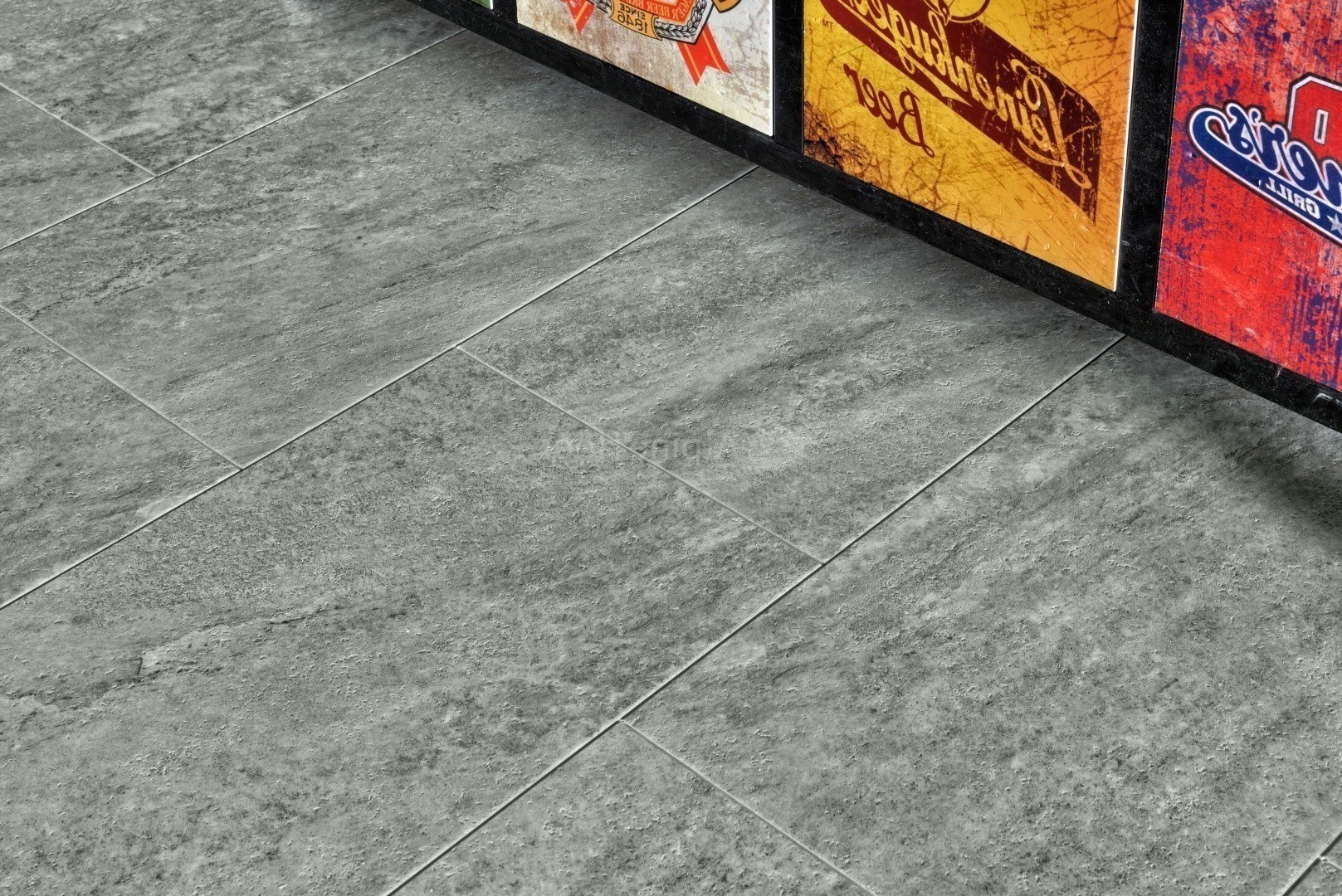 Кварцвиниловая плитка Alpine Floor клеевая Light Stone Шеффилд ЕCО 15-15 608×303×2,5