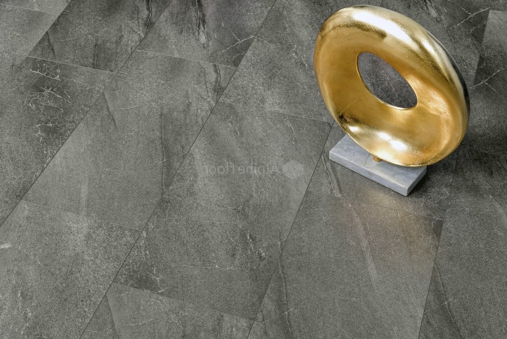 Кварцвиниловая плитка Alpine Floor клеевая Light Stone Авенгтон ЕCО 15-18 608×303×2,5