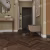 Кварцвиниловый SPC ламинат Alpine Floor Chevron Alpine Дуб Мокка ECO 18-12 французская елка 600×127×5 фото в интерьере