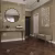 Кварцвиниловый SPC ламинат Alpine Floor Chevron Alpine Дуб Мокка ECO 18-12 французская елка 600×127×5 фото в интерьере