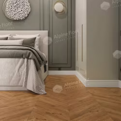 Кварцвиниловый SPC ламинат Alpine Floor Chevron Alpine Tesoro ECO 18-16 французская елка 600×127×5