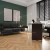 Кварцвиниловый SPC ламинат Alpine Floor Chevron Alpine Дуб Самерсет ECO 18-19 французская елка 600×127×5 фото в интерьере