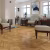 Инженерная доска Gran Parte Дуб Табако 009 натур-классик французская елка 460×110×15 фото в интерьере