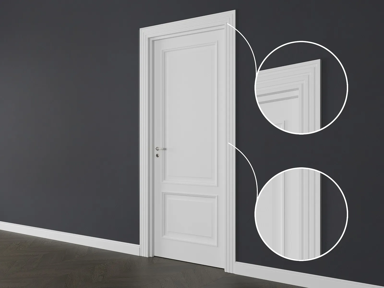 Молдинг под покраску Decor-Dizayn DD201 2400×100×11 фото в интерьере