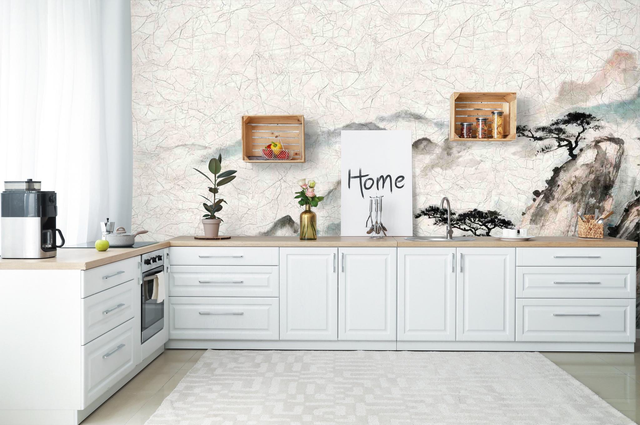 Панно Marburg Lava 46995 2,7×4,24 фото в интерьере