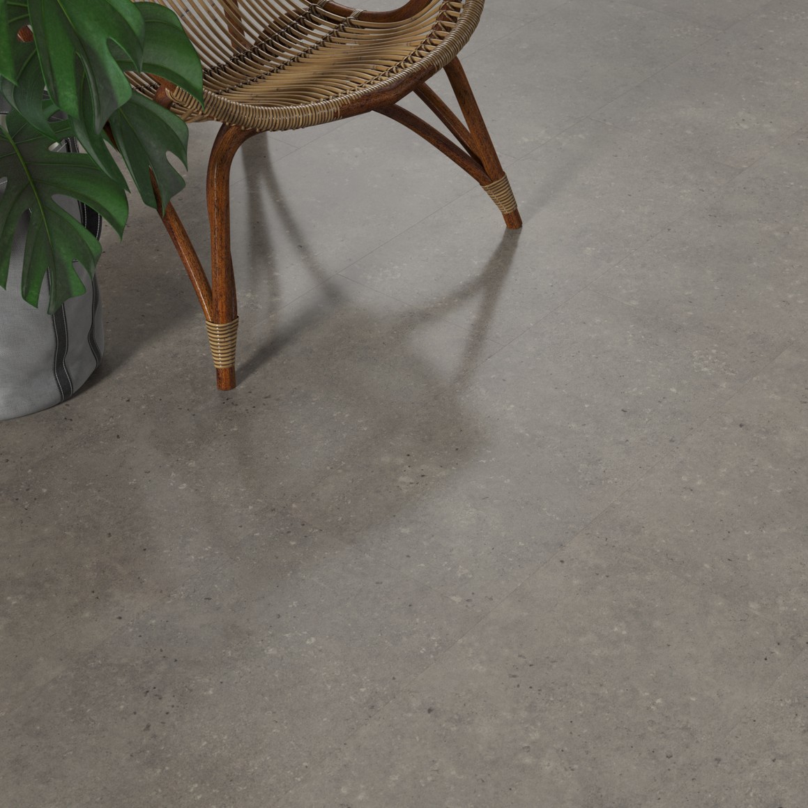 Кварцвиниловая плитка FineFloor клеевая Tanto Dry Back Volcano 699 650×325×2,3 фото в интерьере