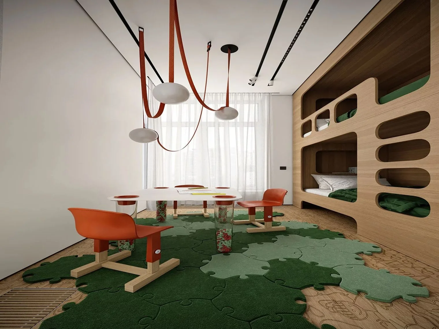 Профиль алюминиевый теневой с подсветкой Laconistiq Gips Ultra Черный муар RAL 9005 54-31-300 3000×37×42,5 фото в интерьере