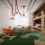 Профиль алюминиевый теневой с подсветкой Laconistiq Gips Ultra Черный муар RAL 9005 54-31-300 3000×37×42,5 фото в интерьере