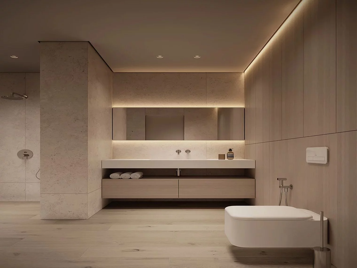 Профиль алюминиевый теневой с подсветкой Laconistiq Gips Ultra Черный муар RAL 9005 54-31-300 3000×37×42,5