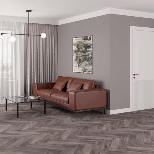 Кварцвиниловый SPC ламинат Alta Step Encanto Калабрия SPC4505 венгерская елка 630×126×4,3