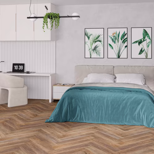 Кварцвиниловый SPC ламинат Alta Step Encanto Лукка SPC4507 венгерская елка 630×126×4,3