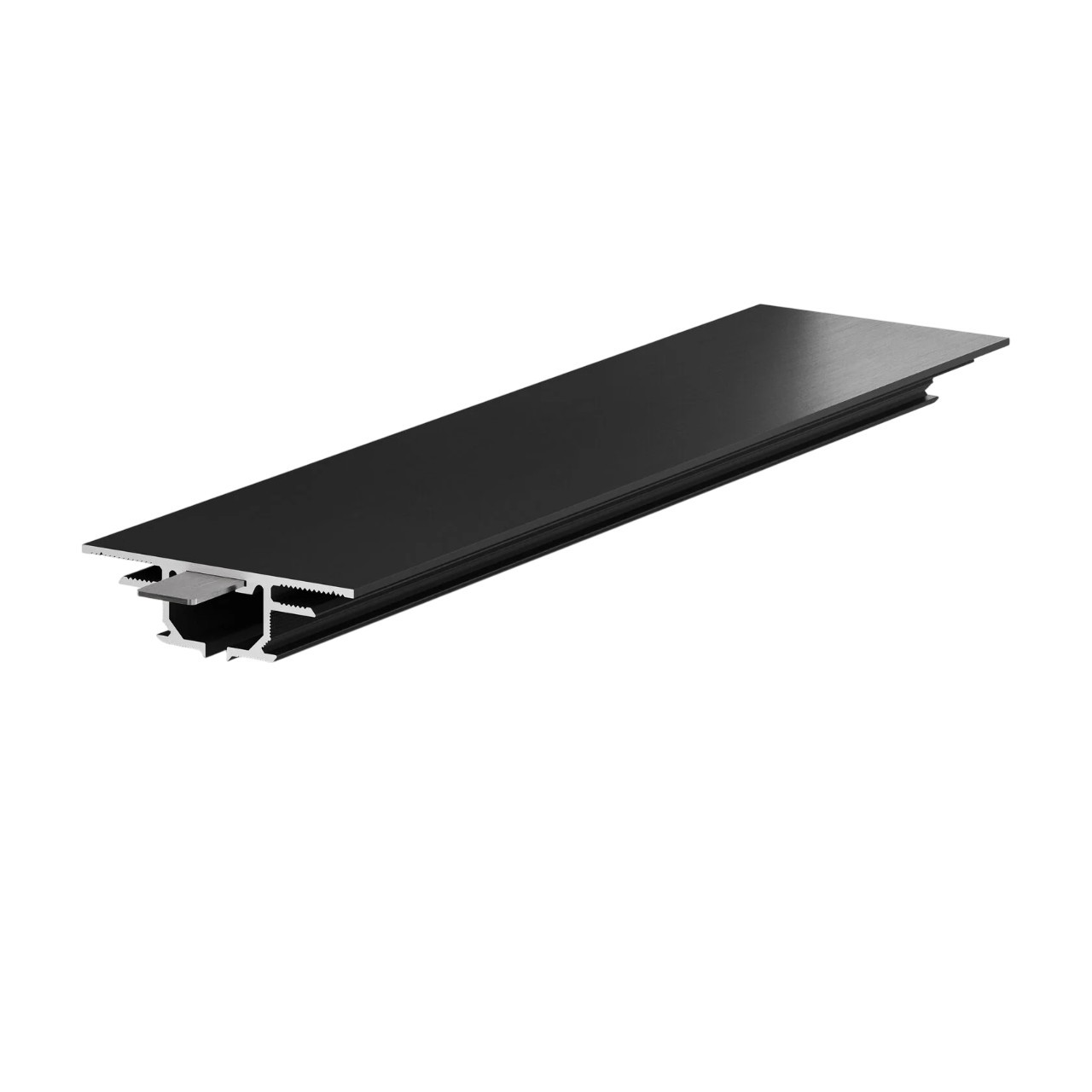 Профиль алюминиевый теневой Laconistiq Gardina Черный муар RAL 9005 55-31-300 3000×50×14