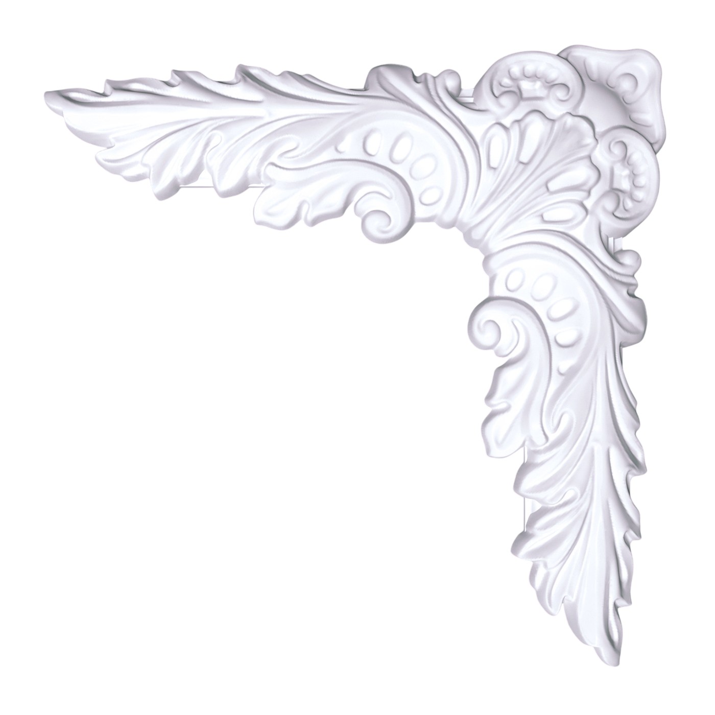 Угловой элемент к молдингу под покраску Bello Deco М10У4 287×287