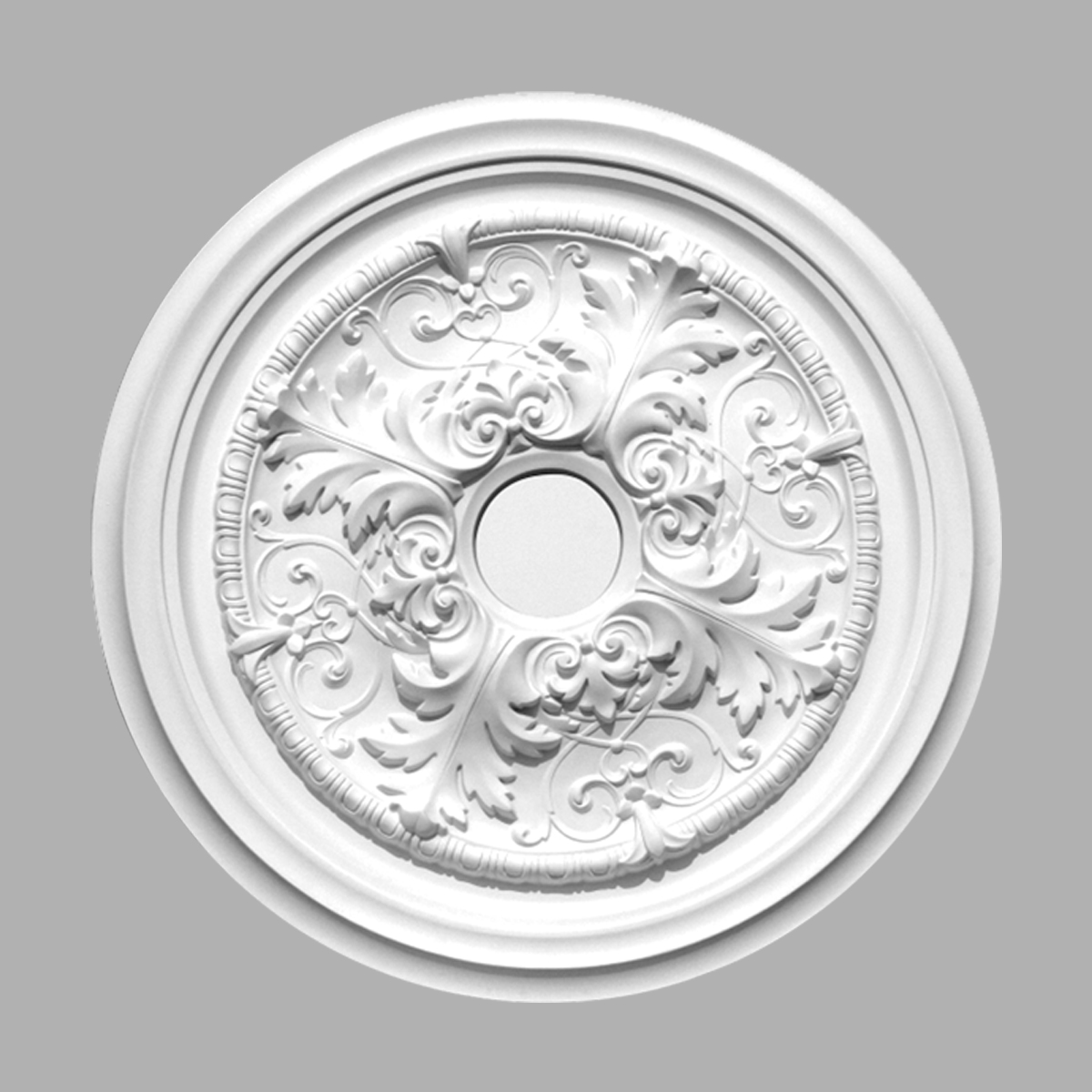 Потолочная розетка под покраску Decomaster 80209 68,5 см