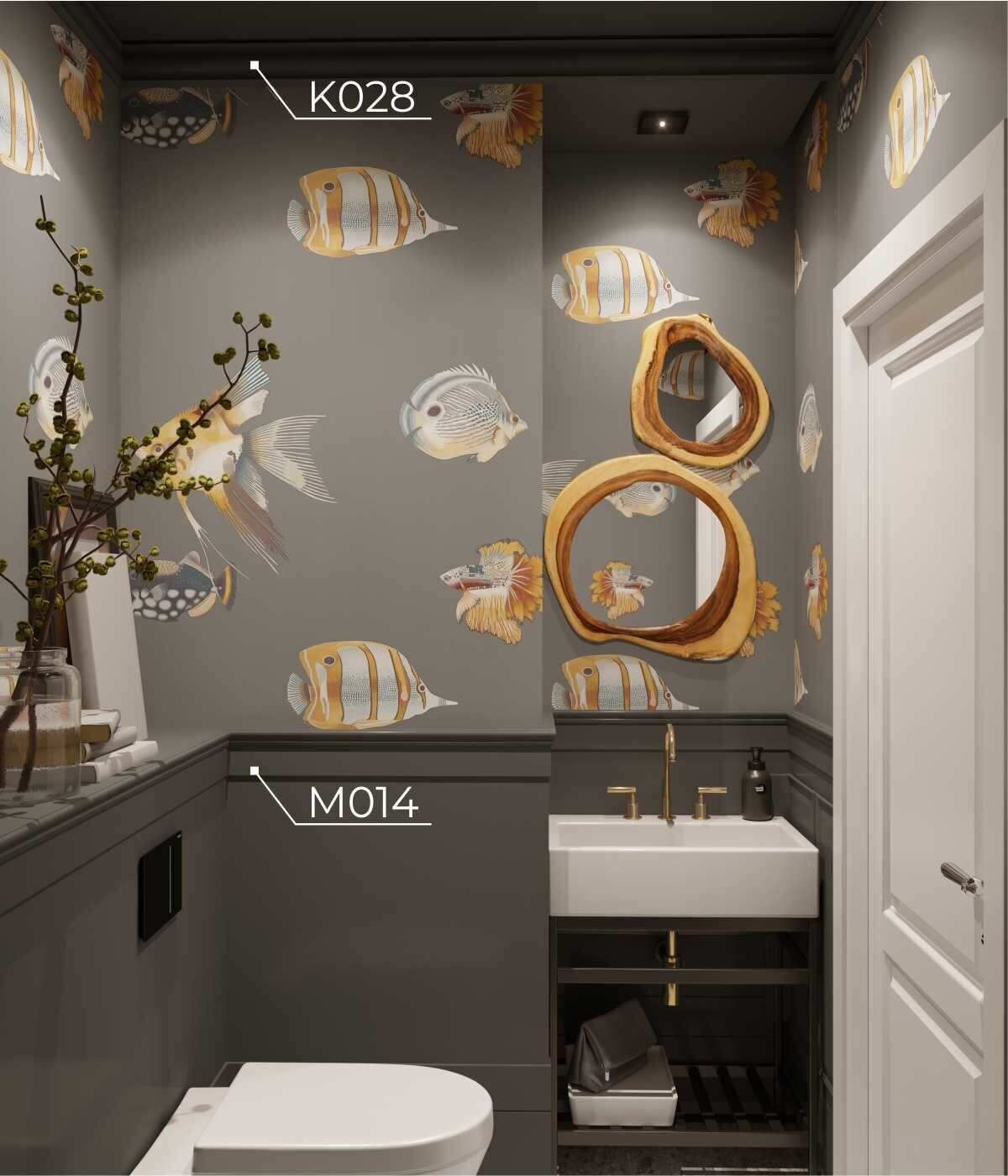 Молдинг под покраску Cosca Decor MX014 2000×35×12 фото в интерьере