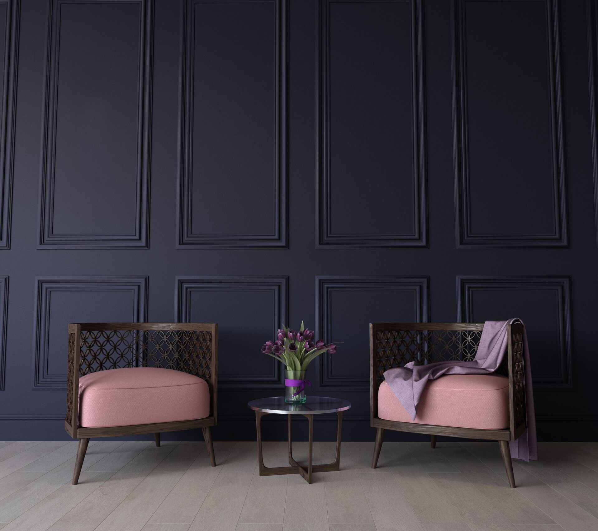 Молдинг под покраску Cosca Decor MX014 2000×35×12 фото в интерьере