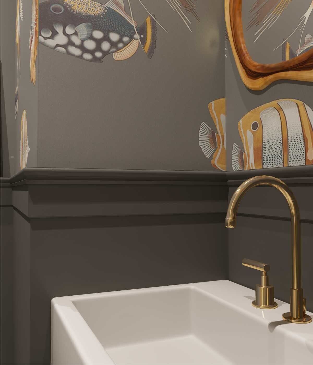 Молдинг под покраску Cosca Decor MX014 2000×35×12 фото в интерьере